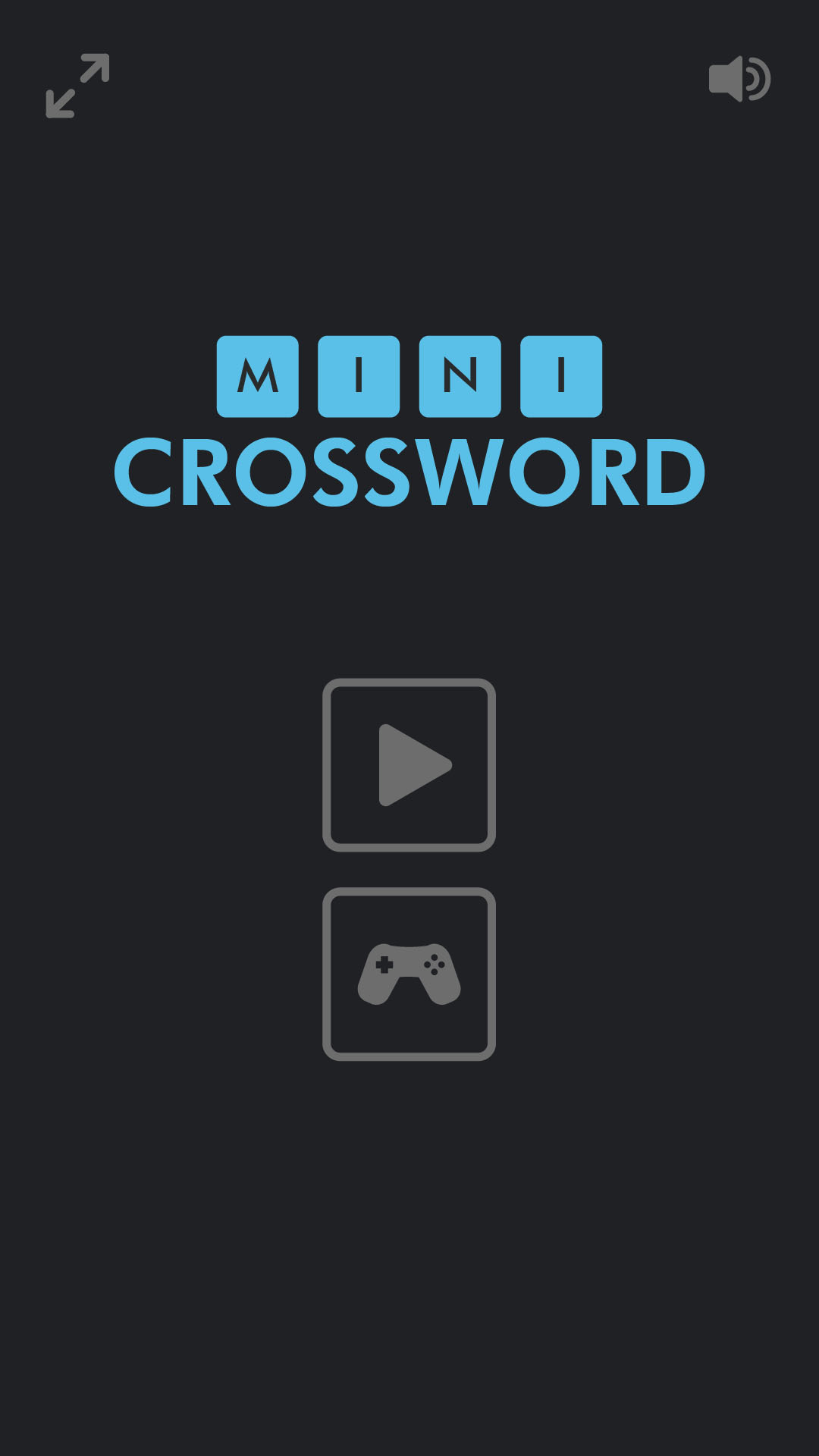 Mini Crossword