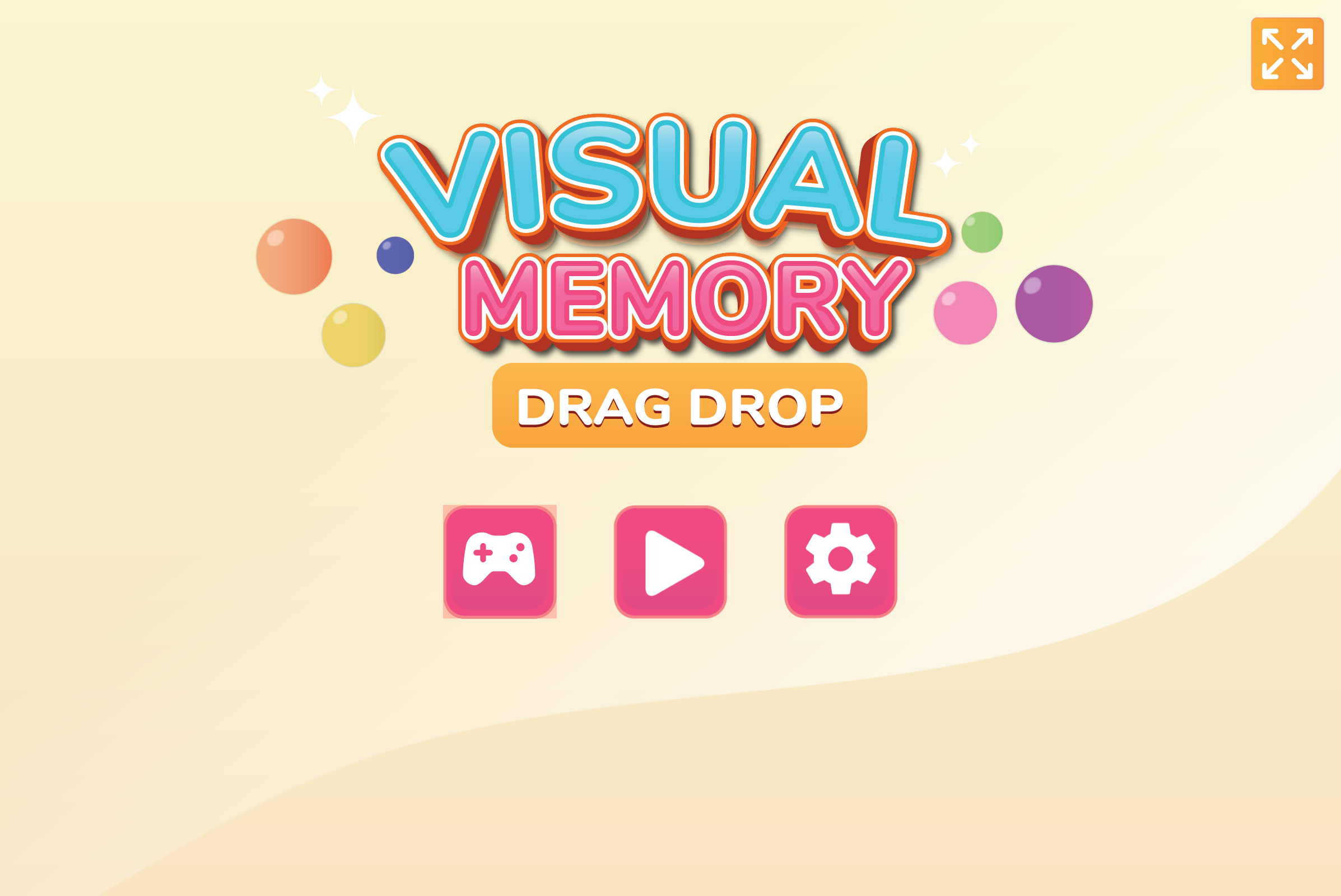 Visual Memory Drag Drop